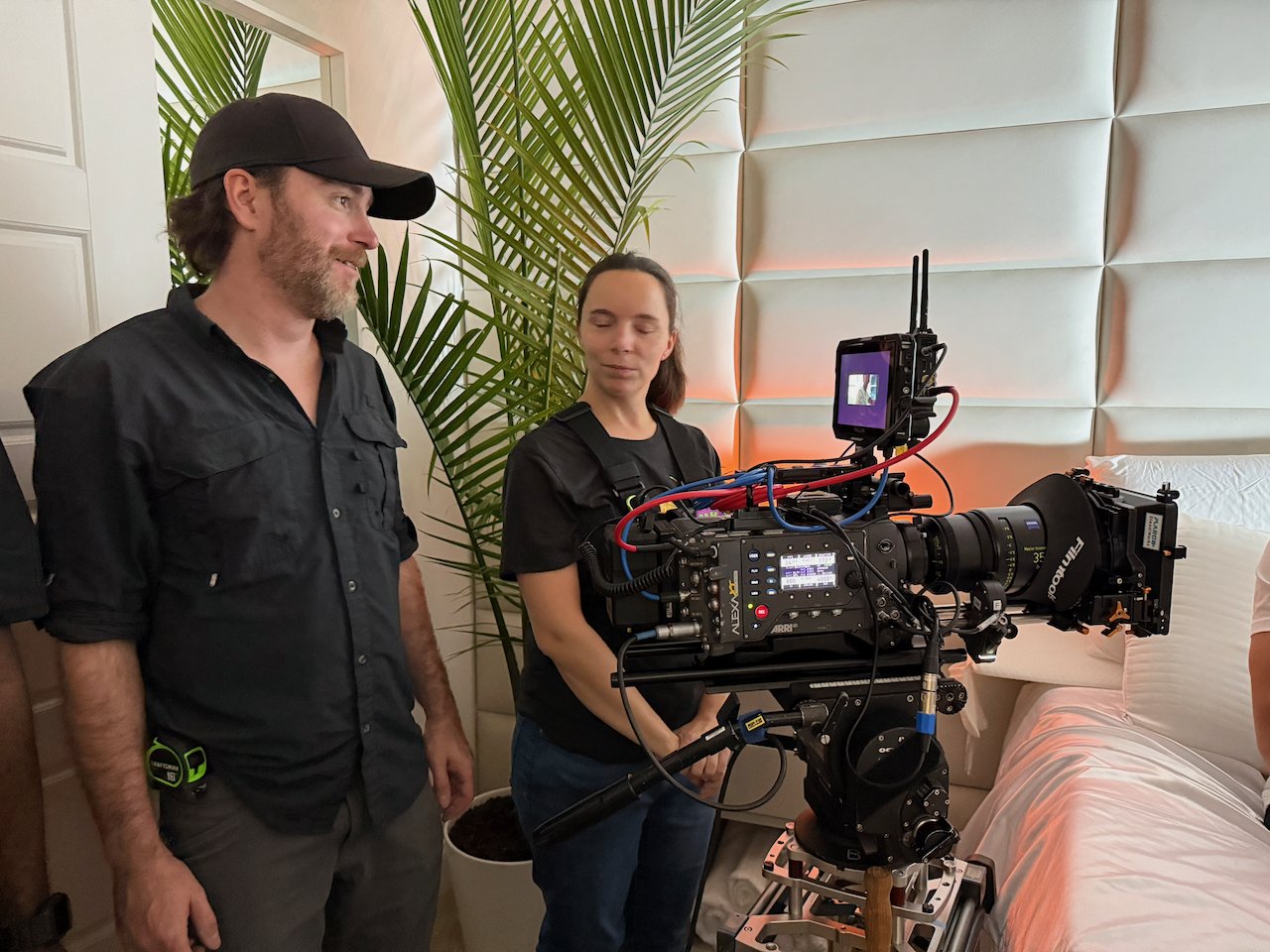 ARRI camera setup on location