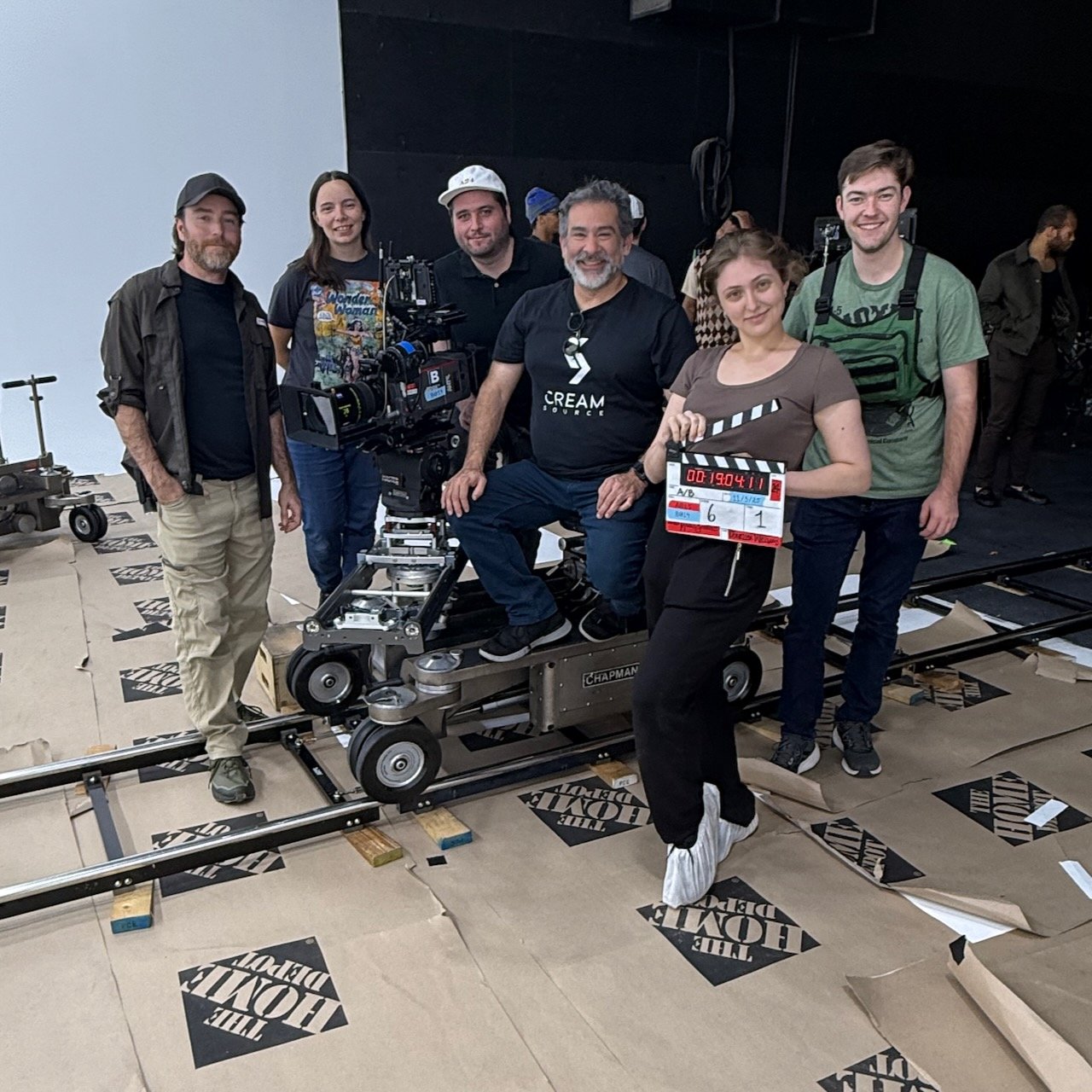 Production crew group photo