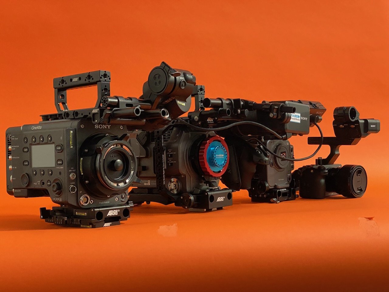 Camera rig lineup